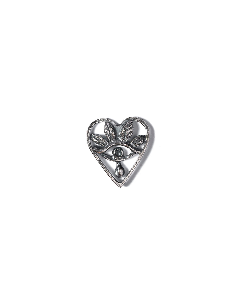 Crying Heart in silver