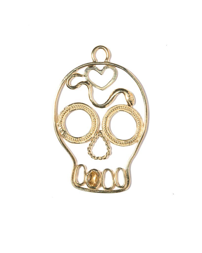 Girl with a skull earring - ONLY 1 LEFT